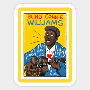 Blind Connie Williams Sticker